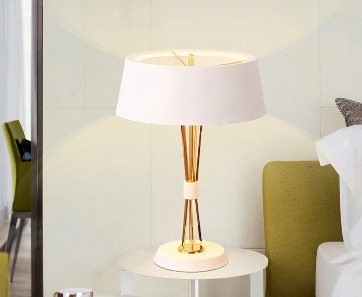 Роскошная Настольная лампа с защитой глаз для спальни офиса tafellamp decoracao para casa |