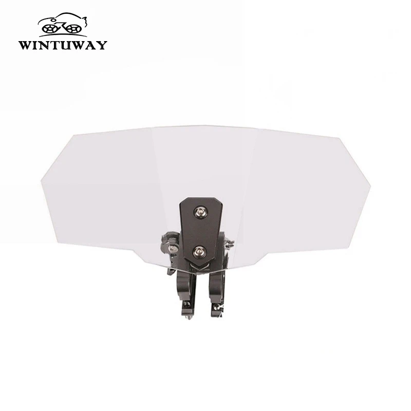 

WINTUWAY воздушный поток Регулируемый ветровое стекло ветровой дефлектор Универсальный мотоцикл лобовое стекло для Kawasaki Honda и т. Д.