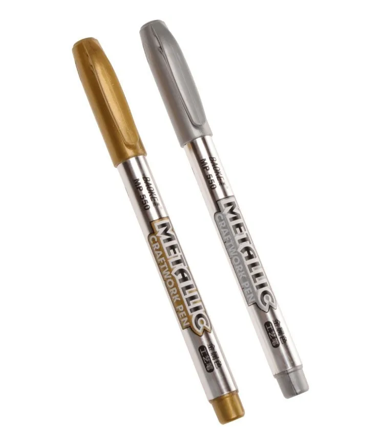 2 предмета DIY иных металлических Водонепроницаемый маркер с перманентной краской