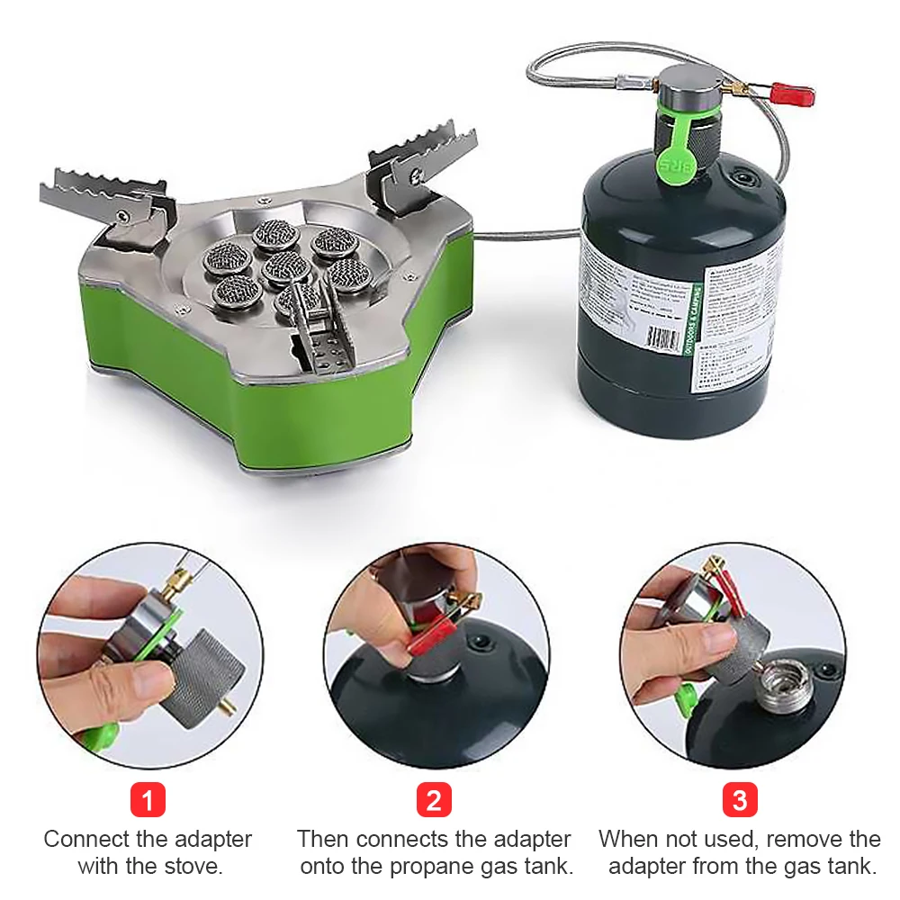 Адаптер горелки для кемпинга на открытом воздухе туристическая плита Раздельный