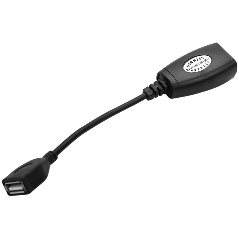 

USB 2.0 to CAT5 CAT5e CAT6 RJ45 LAN Modem Extension Adaptor Cable Converter