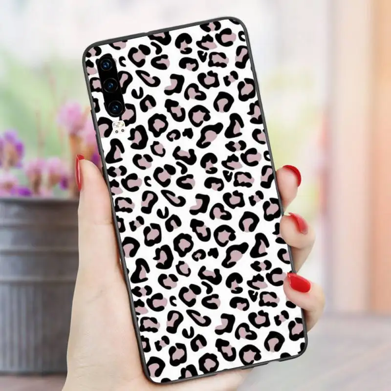

Leopard Print Pattern Phone Case For Huawei P9 P10 P20 P30 Pro Lite smart Mate 10 Lite 20 Y5 Y6 Y7 2018 2019