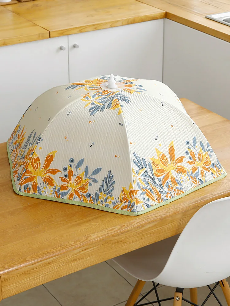 

Insulation Dish Cover Foldable Insulation Dish Cover for Household Winter Hot Dish Cover Kitchen Utensils