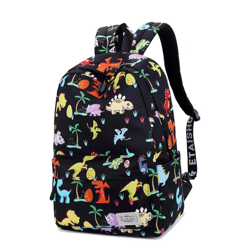 Dinosaur Printing School Backpack for teenagers Boys Girls Breathable lightening burden canvas school bags Casual backpacks