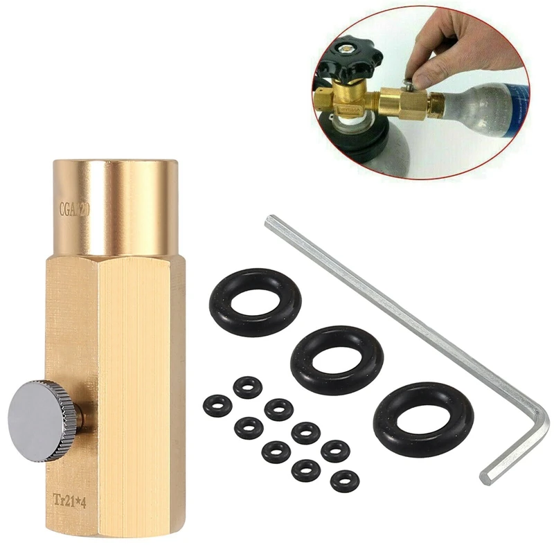 Для SodaStream Tank CO₂ Refill Adapter TR21-4 к CGA320 коннектору | Автомобили и мотоциклы