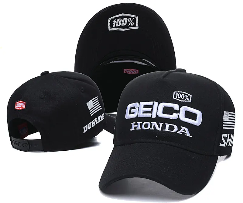 

Geico HondaOff-road Motorcycle Hat Top Motorcycle Cap Men And Women Lovers Cap