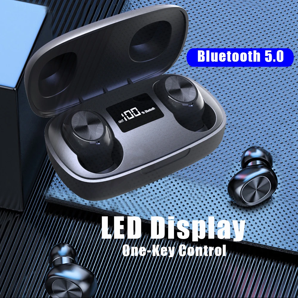 6D стерео наушники вкладыши TWS Bluetooth 5 0 Беспроводной одним нажатием кнопки