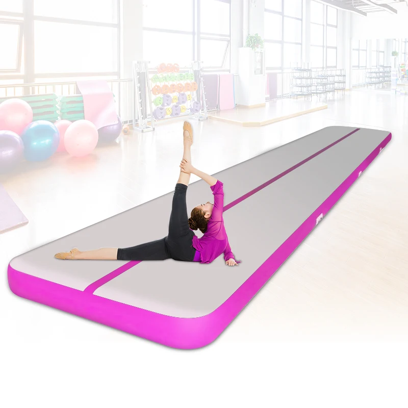 

Free Shipping 6x1x0.2m Inflatable Gymnastics Air Track Tumbling Mat Airtrack Floor Mat Trampoline With Electric Air Pump