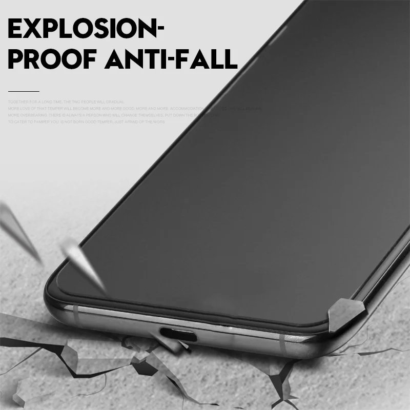 For Realme X2 Pro V3 V5 V15 XT 730G X Matte Frosted Tempered Glass Screen Protector 5 3 2 5S 3i U1 Narzo 10 10A | Мобильные телефоны