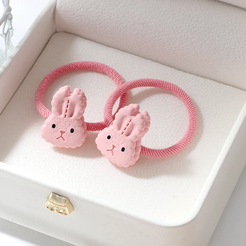 

2PCS Girls Cartoons hair accessories baby hair bands Rubber Band Ponytail Holder Gum Headwear Korean Hair Accessories Ornaments