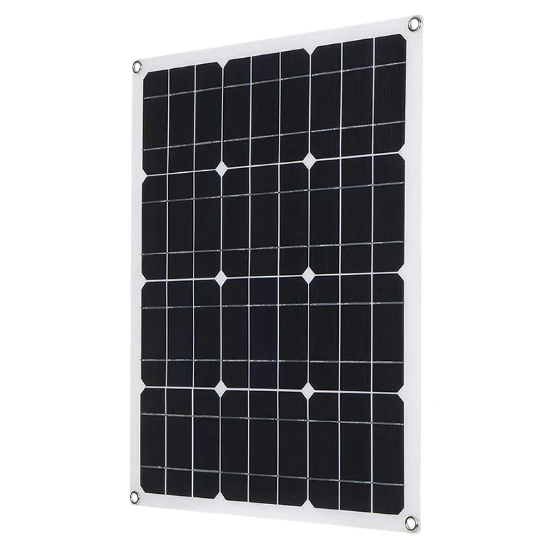 

40W Solar Charger 18V Waterproof Mono Solar Panel Cells Portable For Outdoor Car Camping Hiking Climbing Solar Panel