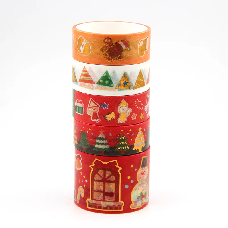 5 шт./компл. Рождественский Санта Клаус снеговик флаги Красная рождественская