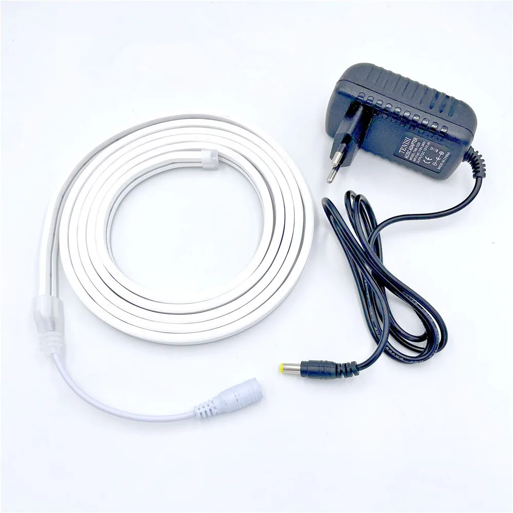 

DC 12V Strip LED Light Waterproof SMD 2835 Flexible LED Neon Lights For Home Decoration Warm White 1M 2M 3M 4M 5M Neon Strip Led