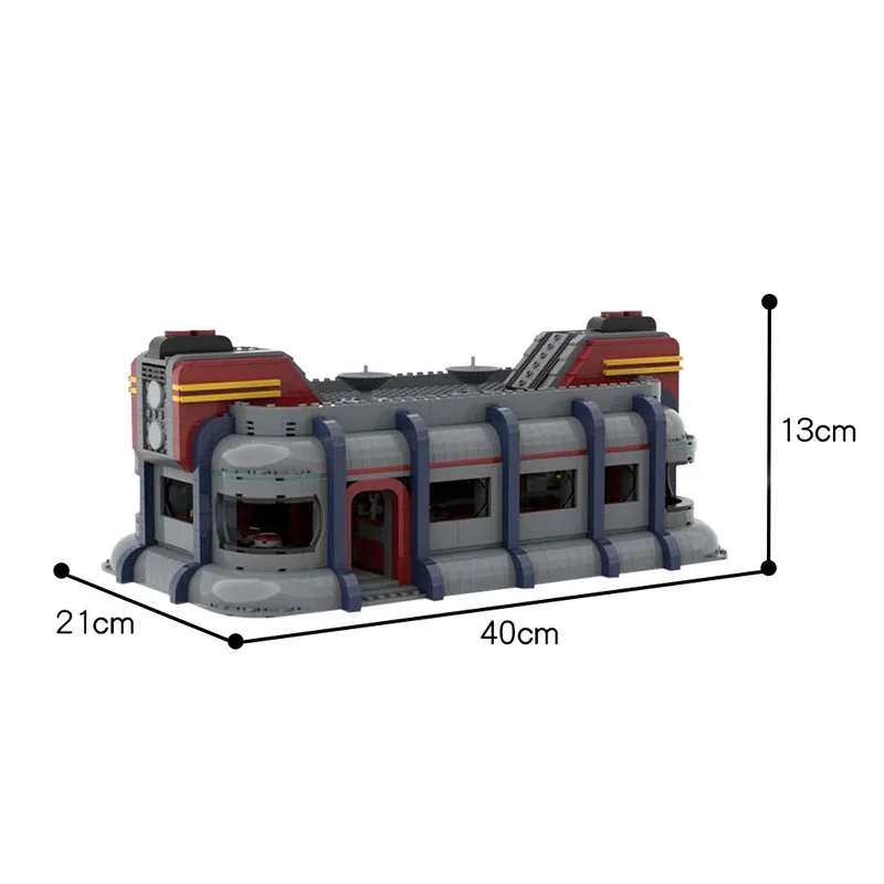 

BuildMoc Architecture MOC Star Movie City Restaurant Canteen Building Blocks Architectures Street View Bricks Toys For Children