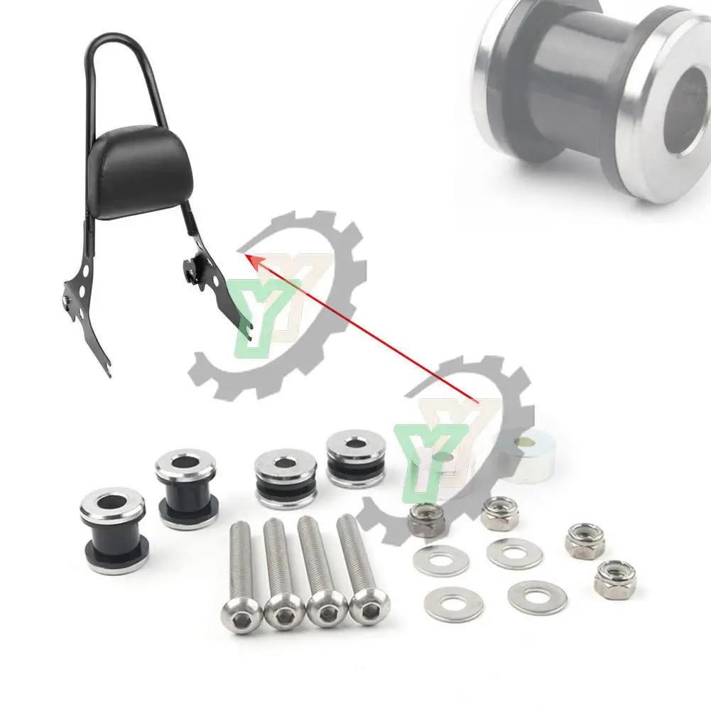 

Motorbike Sissy Bar Rack Docking Hardware Kits For Harley Softail FLSTC FXSTSB FXSTC FLSTF FXSTS FXST FXSTB FLSTN 53531-95B