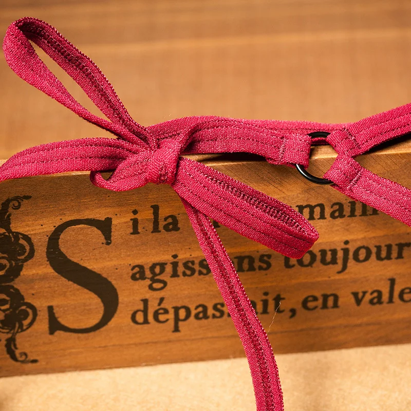 Летние боковые брифы красивые женские трусики с бантом и низкой посадкой женское