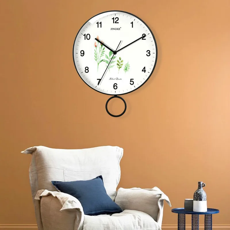 

Large Simple Wall Clock Nordic Silent Art Digital Living Room Wall Watch Zegar Scienny Drewniany Modern Design Home Decor MM60WC