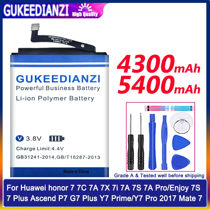 Батарея для Huawei honor 7 7C 7A 7X 7i фотоаппаратов моментальной печати 7S Pro/Enjoy Plus Ascend P7 G7
