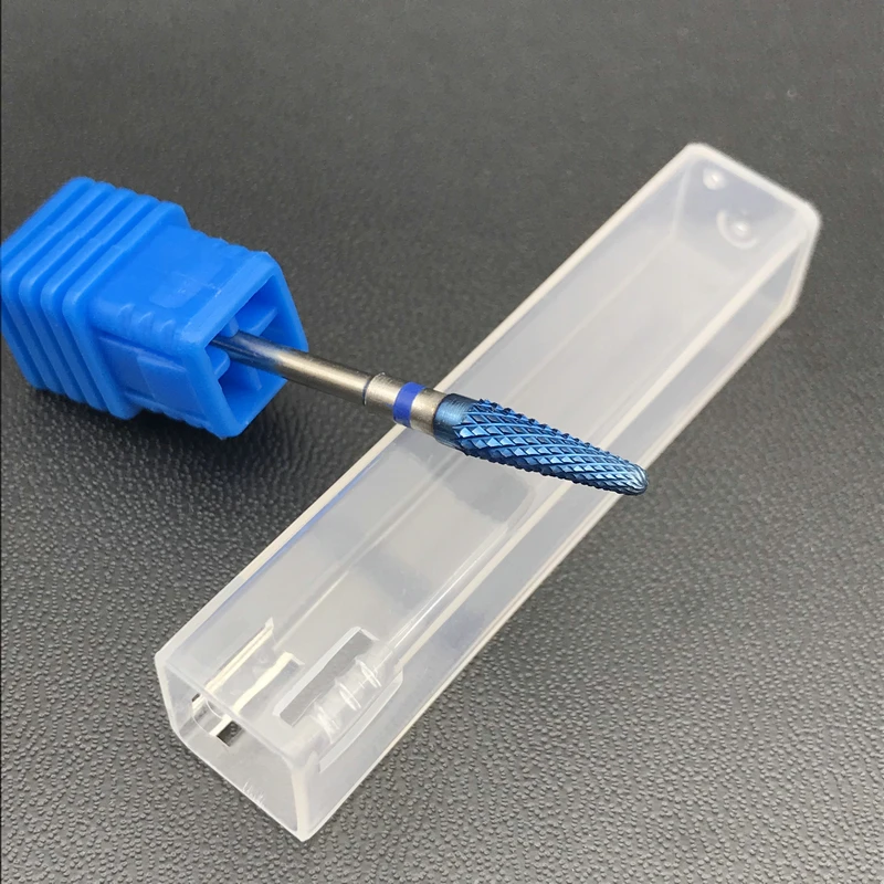 5 типов стоматологических вольфрамовых синих радужных карбидных фрез для ногтей