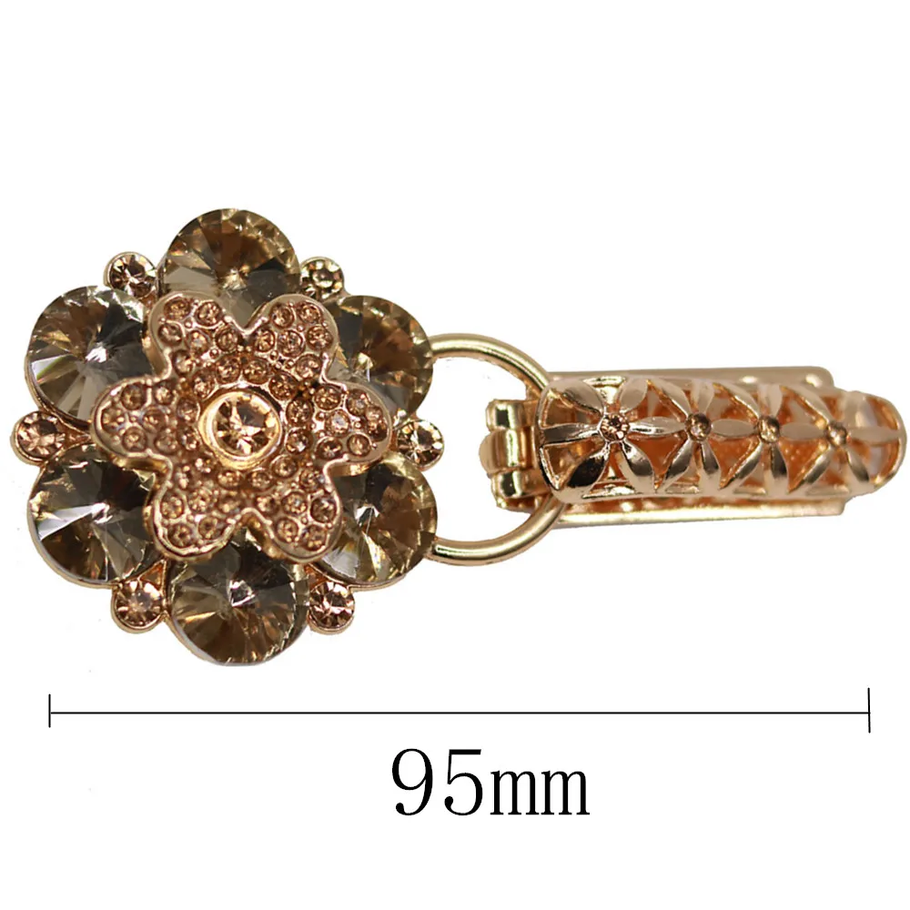 Хорошее качество 95 мм металлические стразы кнопка с украшением свитера пальто