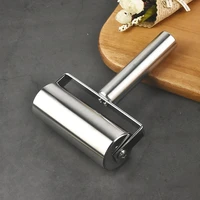 rolling pin anti rust non stick stainless steel t shaped pasta pizza roller for kitchen