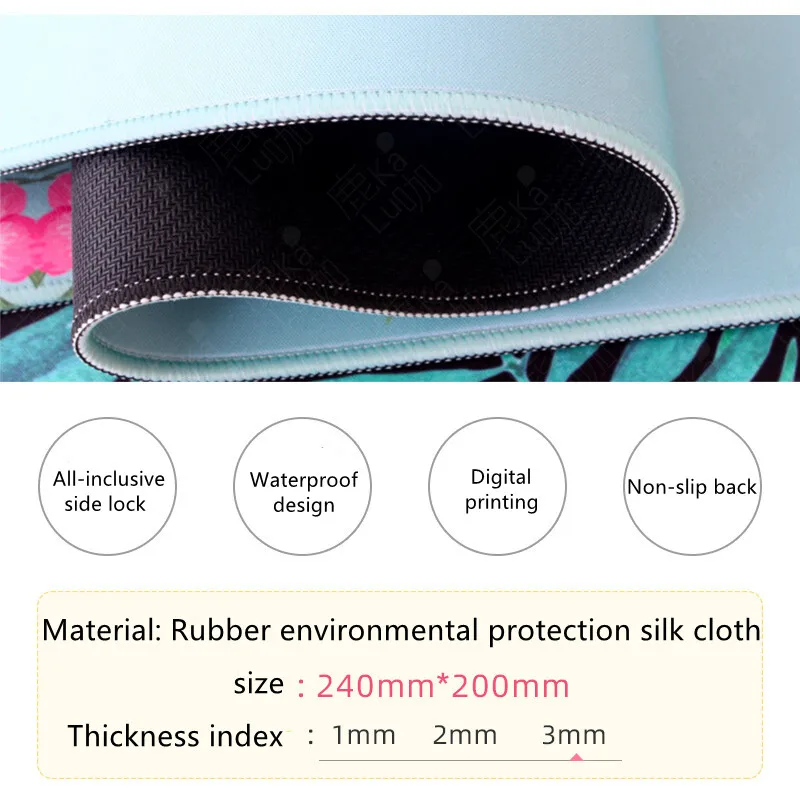 Office Computer Desk Mat Table Keyboard Big Mouse Pad Felt Laptop Cushion Non-slip Gamer Mousepad Mickey Donald Duck | Компьютеры и