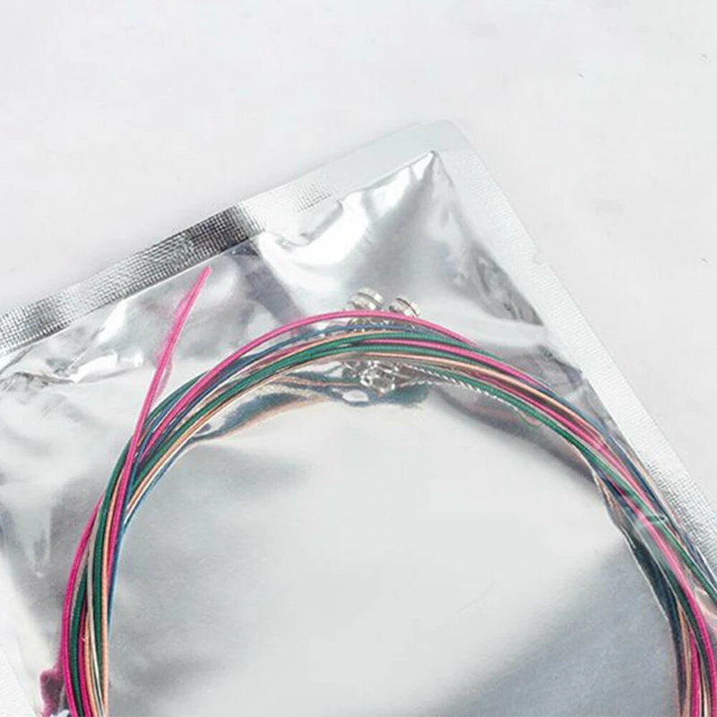 6 teilesatz akustische gitarre string ersatz stahl string für musical instruments elektrische bass gitarre zubehör free global shipping