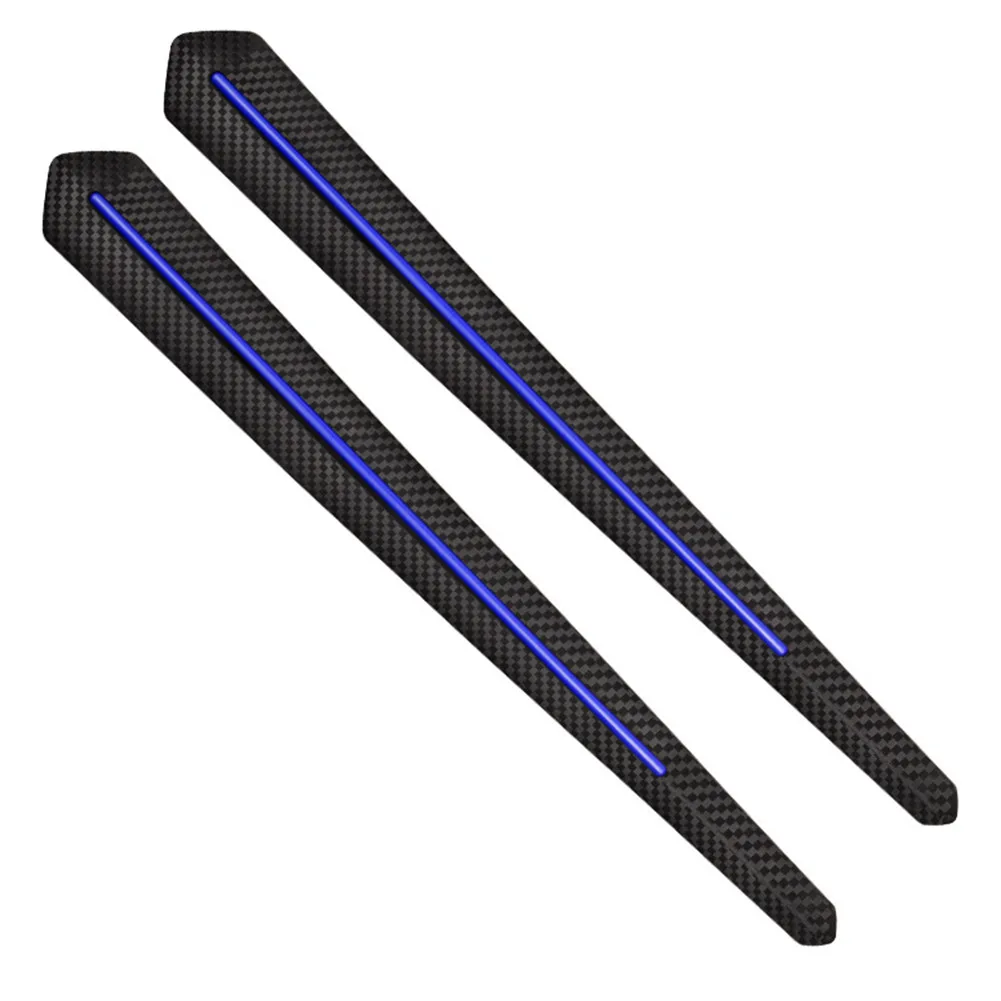 

2 шт. 058 наклейка на заднее крыло автомобильного бампера из углеродного волокна s Защита отделки наклейка против столкновений против царапин...