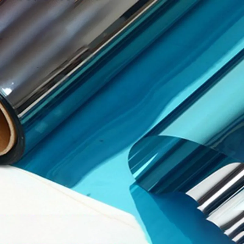 2 м рулон отражающей зеркальной оконной пленки теплоизолированный зеркальный