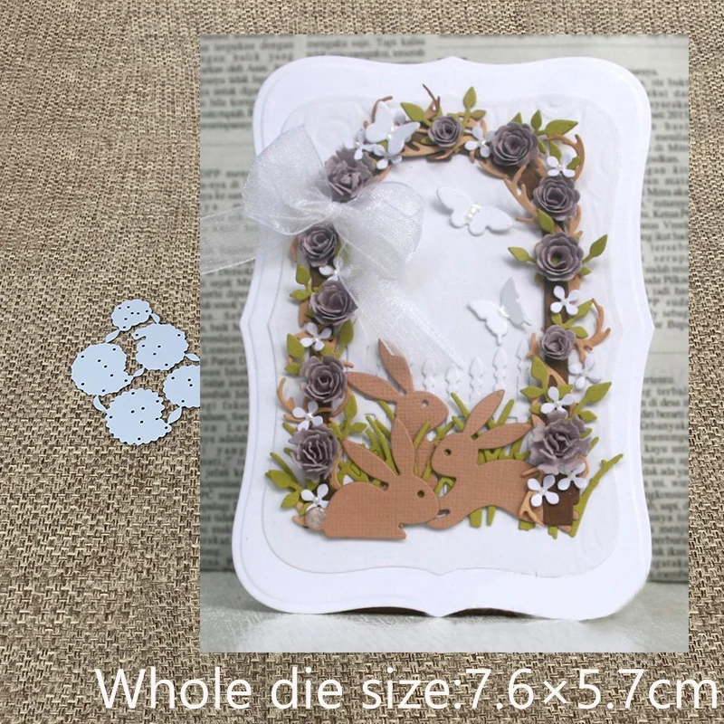 Новый дизайн металлические высечки для рукоделия 5 шт. рулон цветов украшение