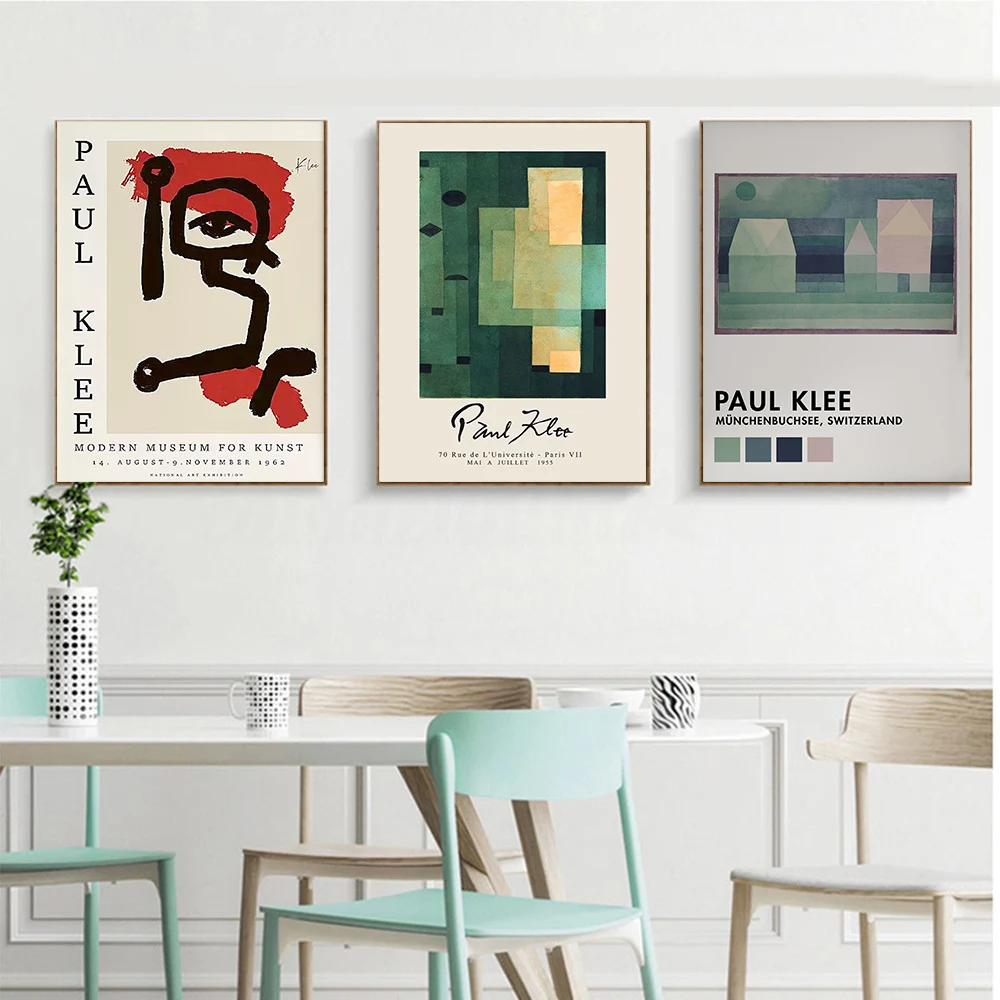 Картина на холсте Paul Klee настенные постеры в современном минималистичном стиле