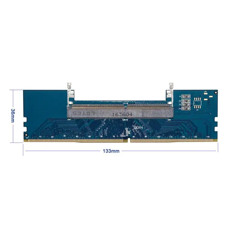 

Professional Laptop DDR4 RAM To Desktop Adapter Card PC Memory Tester SO DIMM To DDR4 Converter Adapter Card Computer Accessory