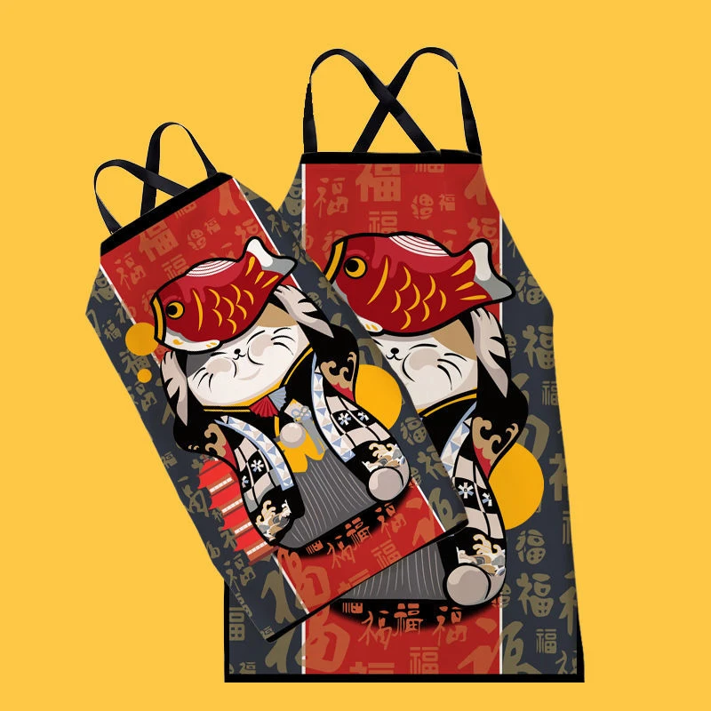 

Chinese Style Cotton And Linen For Men Cooking Baking Accessories Korean Kitchen Supplies Chef Cute Womens Kitchen Aprons