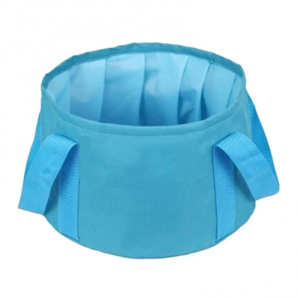

40%HOT Outdoor Camping Travel 12L Folding Basin Portable Wash Foot Bucket Water Bag