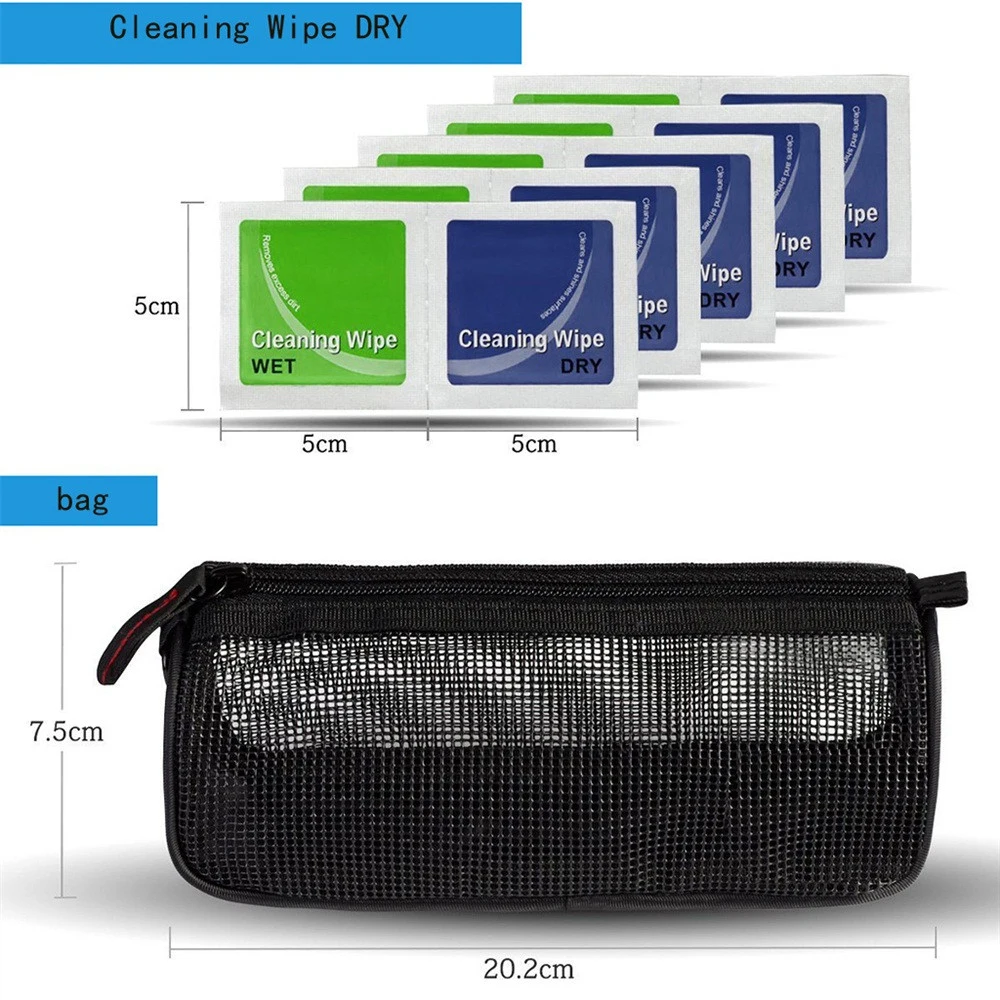 

Camera Cleaning Kit Suit LENS Dust Cleaner Brush Air Blower Wipes Clean Cloth without Liquid