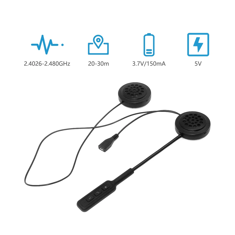AOSHIKE 2019 Новинка Bluetooth 4 1 + EDR анти помехи для мотоциклетного шлема верховой езды