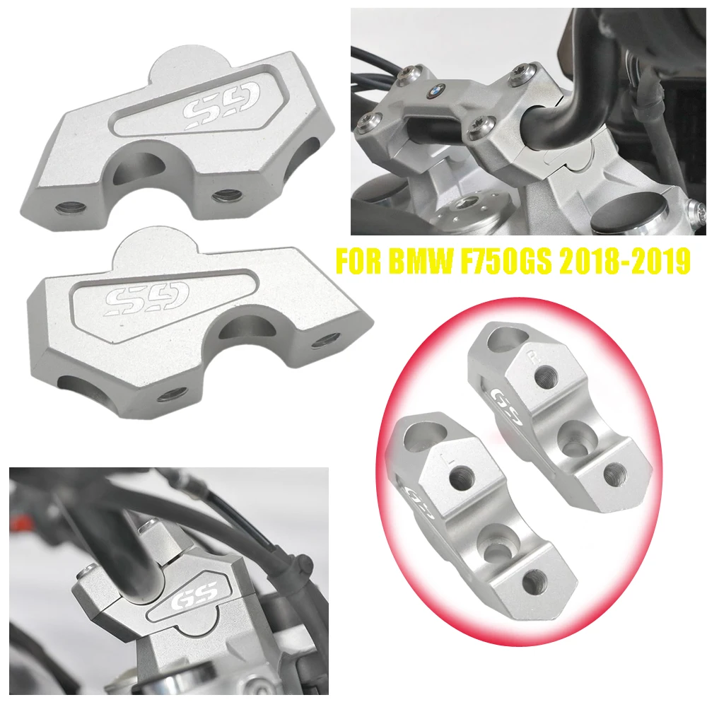 

Motorcycle Accessories F750GS Handlebar Riser Fat HandleBars Mount Clamp Extend Adapter 22MM For BMW F750GS 2018 2019 2020 2021