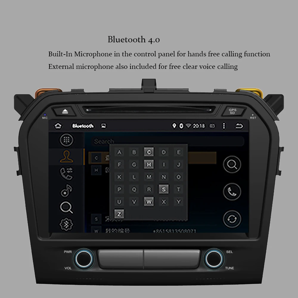 9-дюймовый автомобильный GPS-навигатор для Suzuki Grand Vitara 2015-2022 Android 10 0 Восьмиядерный
