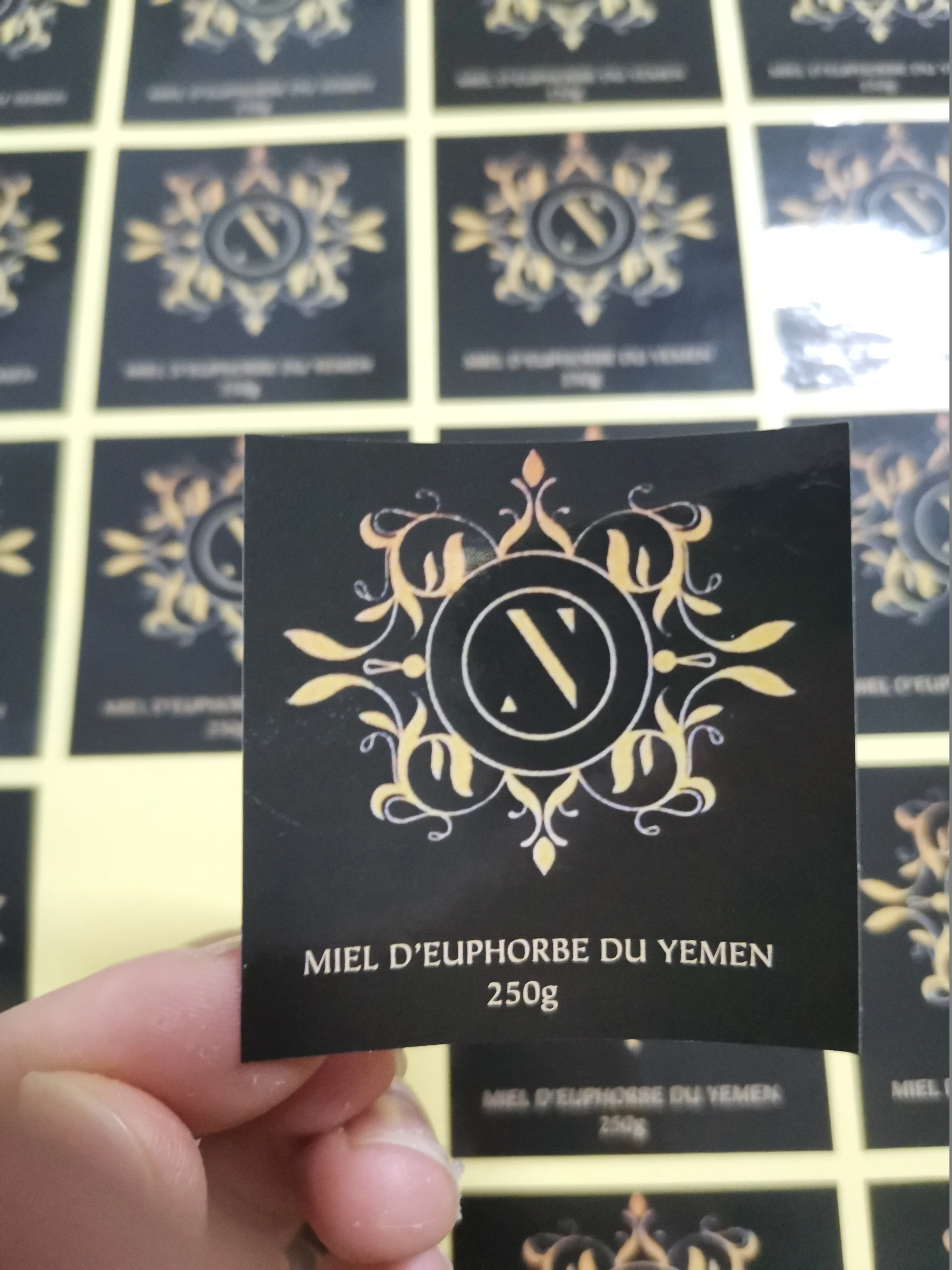 

50MM Personalized logo printing sticker lables