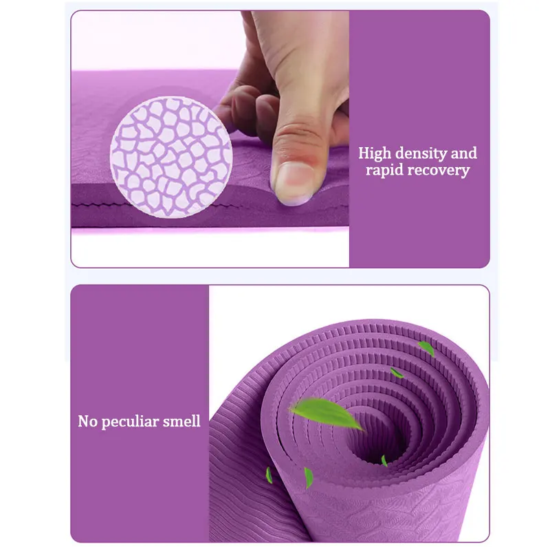 Коврик для йоги анти слинг ремень тренажерного зала Тренировочный нескользящий