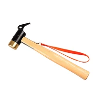 wooden handle camping hammer portable outdoor tent canopy rope nails hammer tent pegs nail puller remover tools accessories