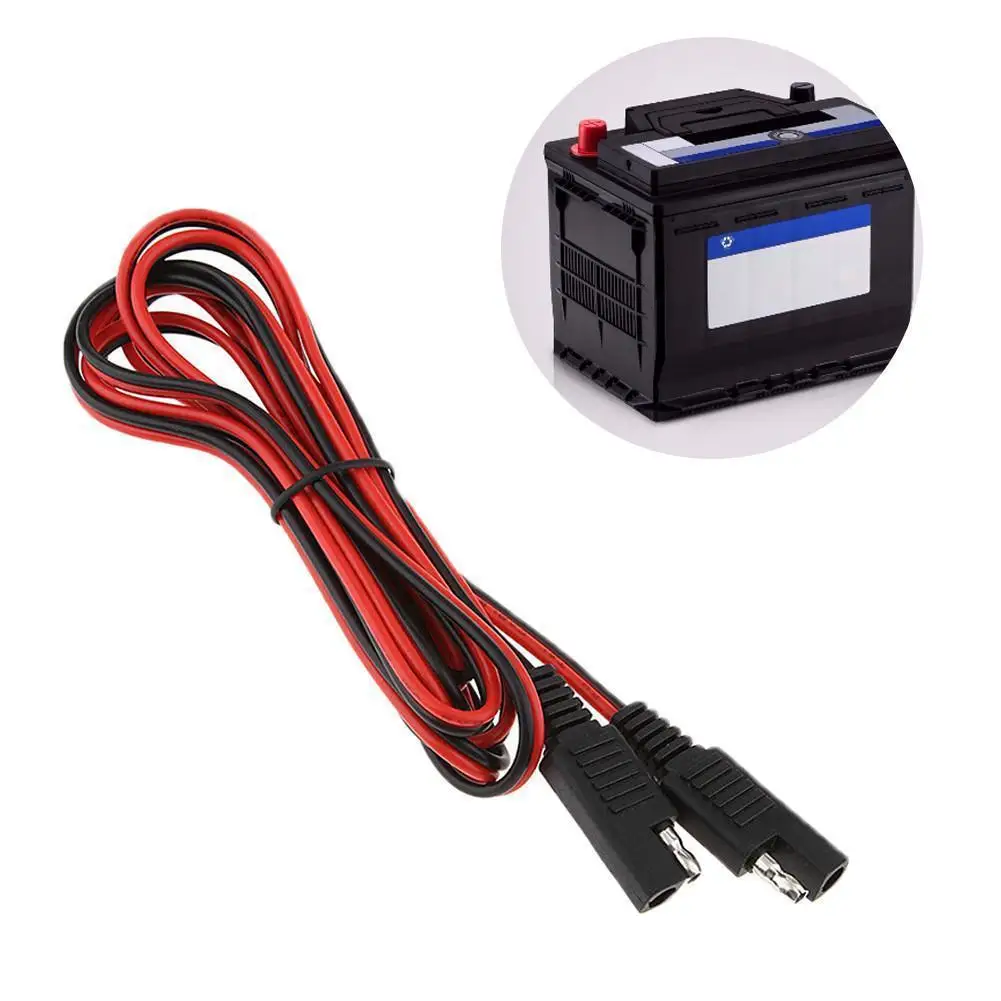 

18AWG SAE Extension Cable 2m 0.5m Harness Quick Disconnect Plug Solar Battery Panel Automotive Connector Wire