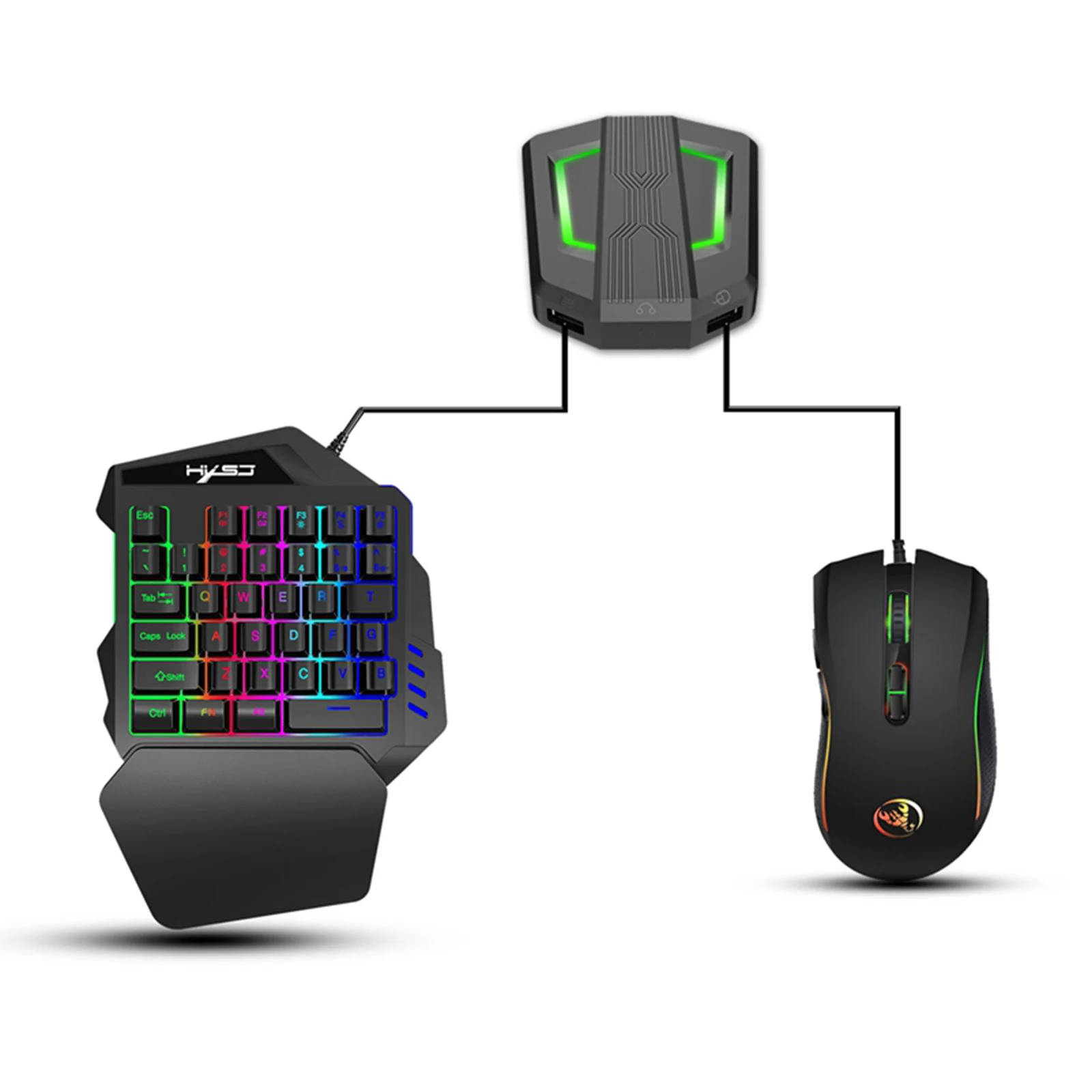 Конвертер клавиатуры и мыши + набор совместимый с PS4/Xbox One/PS3/Xbox 360/N Switch|Запасные