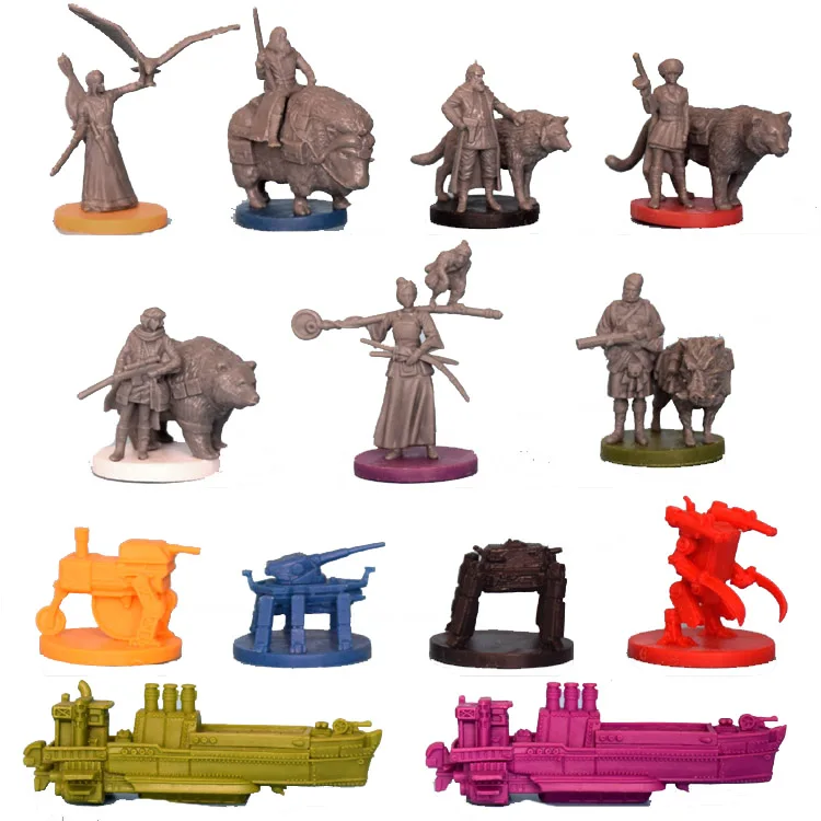 

TRPG Scythe STRATEGY board game Anna Wojtek Gunter Nacht Zehra Kar Bjorn Mox Olga Changa Battleship Mech Miniatures models