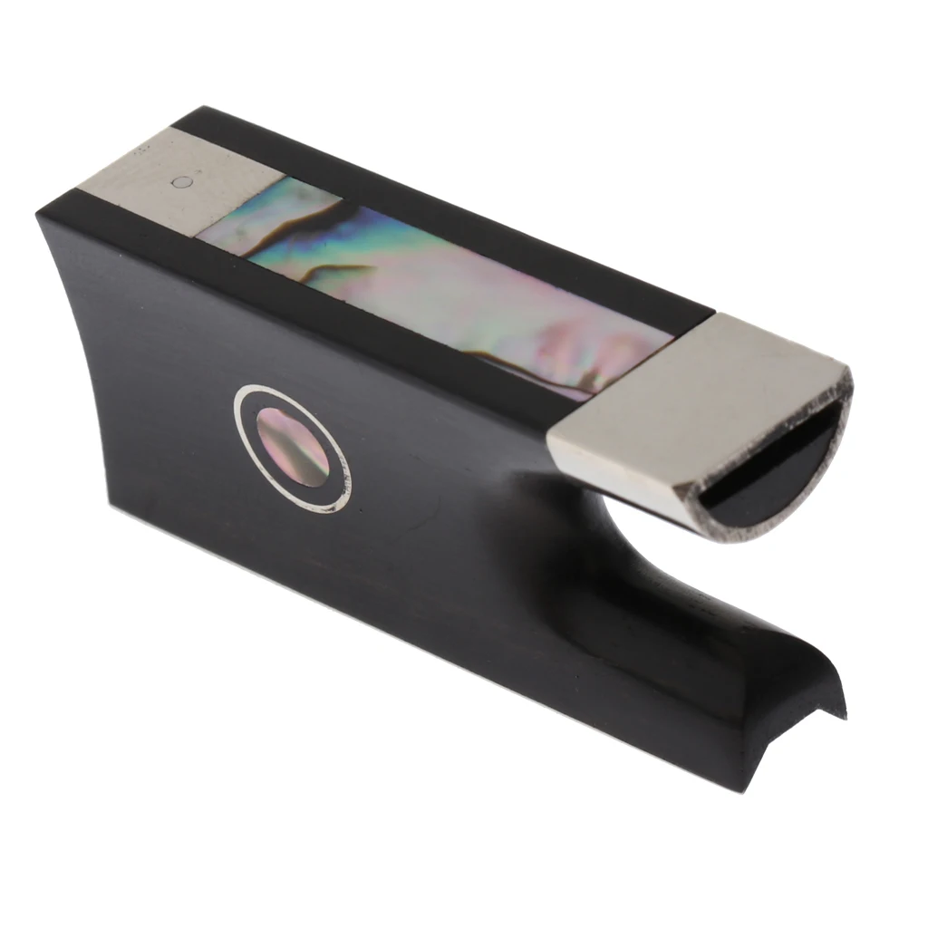 

1 Set 4/4 Violin Bow Frog Beautiful Eyes Inlay Musical Instrument Accessory