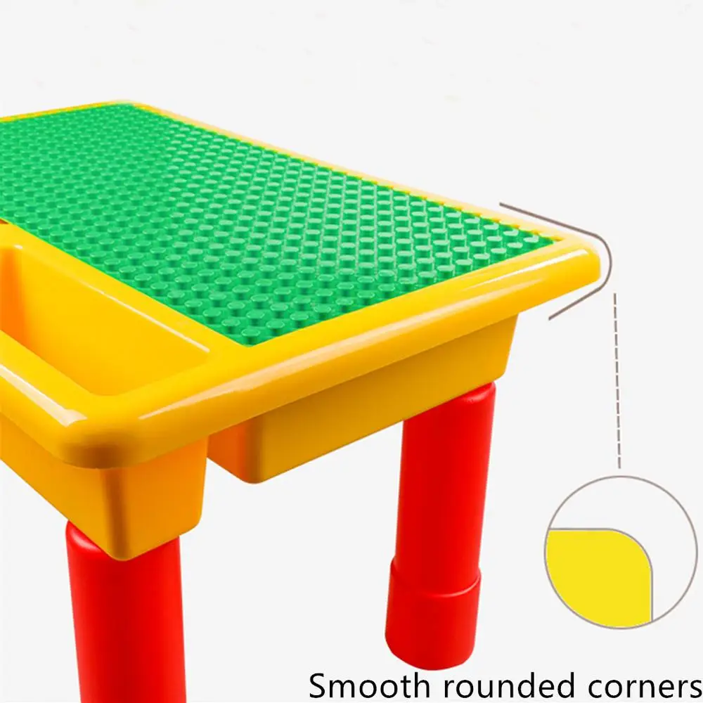 Детский рабочий стол Классические блоки с 24 конструкциями креативные кубики для