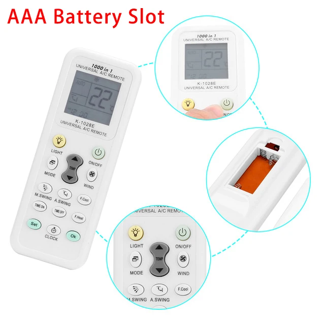 Универсальный пульт дистанционного управления 1000 в 1 переменного тока для