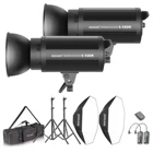 Neewer 800W Фотостудия со вспышкой и комплектом освещения Softbox: 400 Вт Monolight Flash (S-400N), отражатель Bowens Mount Light Stand