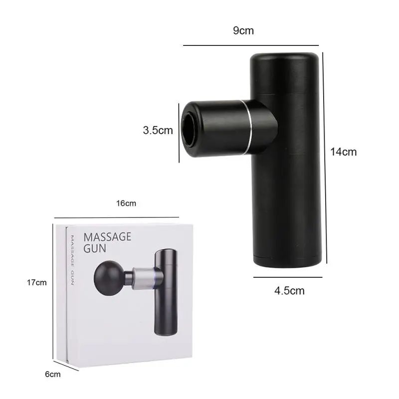 

7PCS/Set Portable Massage Gun Lasting Deep Tissue Massager Electric Neck Massager For Body Massage Relaxation Fitness Muscle New