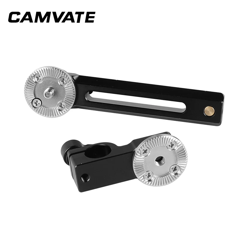 CAMVATE 120 мм НАТО рельсы с 15 одиночным зажимом и ARRI розетки M6 крепление для SlideMount/